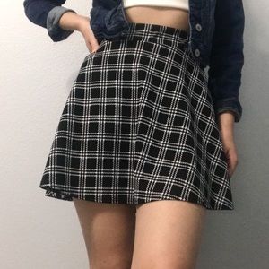 Charlotte Russe Patterned Skater Skirt